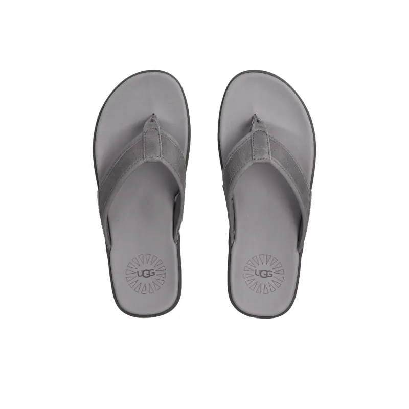 UGG Rubber Sole Abrasion Resistant Flip Flops Men's Gray-1