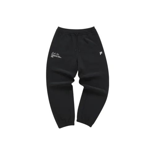 FILA FUSION Knitted Sports Pants Women's Black