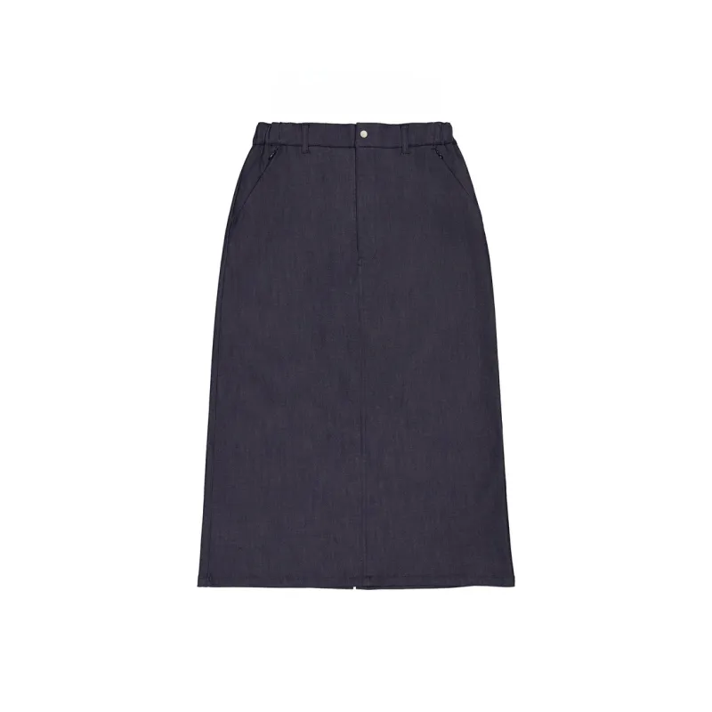New Balance MET 24 Denim Long Skirt Women's Indigo-0