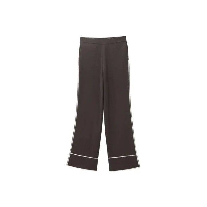 OVV FW23 Casual Pants Women's Dark Coffee-0