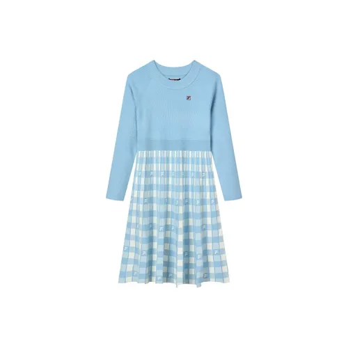 FILA Long Sleeved Dresses Women's Bell Blue