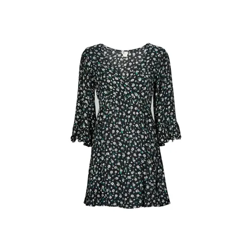 BILLABONG Long Sleeved Dress Women's Black