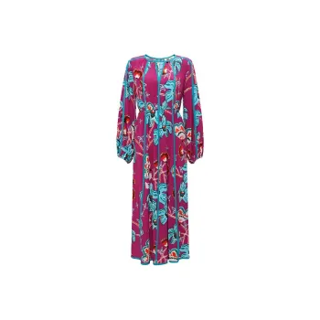 DVF Diane Von Furstenberg Dominique Floral print Midi Dress