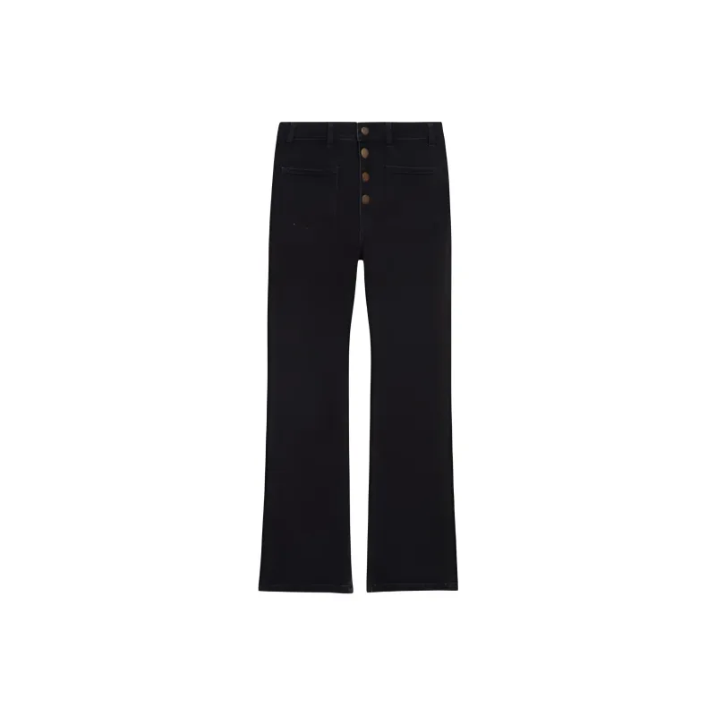 Maje High rise Flared Jeans-0