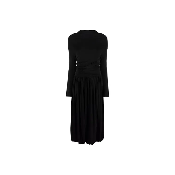 JIL SANDER Long-Sleeved Dresses Women's Black-0