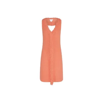 Bottega Veneta Sleeveless Dresses Women's Flamingo Color