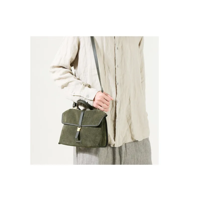 Songmont Suede Shoulder Bag, Crossbody Bag, Handbag Regular Women's Multicolor-3