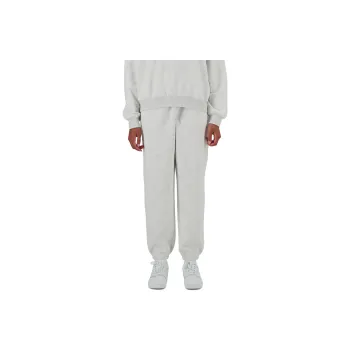 New Balance Sport Essentials Fleece Jogger Knitted Sports Pants Women's White