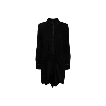 Cinq A Sept Gabby Tied waist Shirtdress