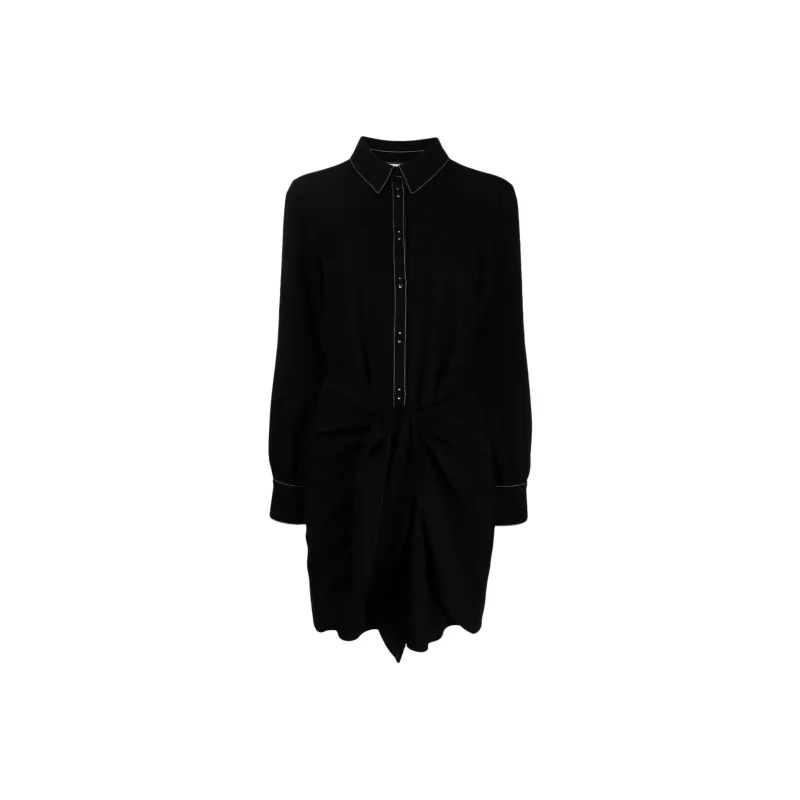 Cinq A Sept Gabby Tied waist Shirtdress-0