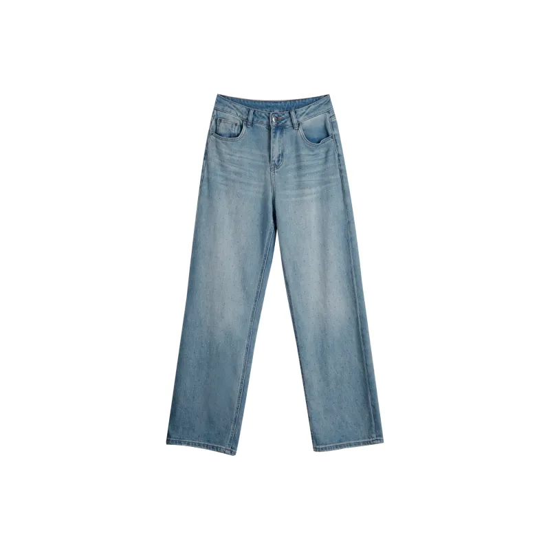 Olrain Jeans Women's Nostalgic Blue-0