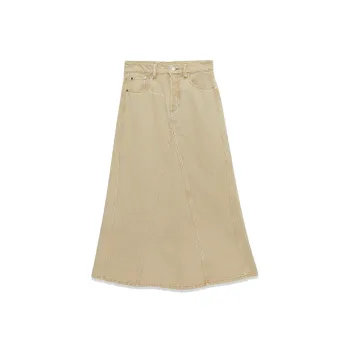 IMMI Denim Long Skirt Women's Camel