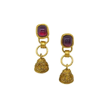 CHANEL 1994 Bell charm Earrings