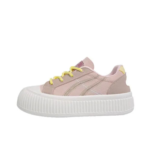 SUPEREDGE Cushioning, Impact Resistant, Abrasion Resistant Low Top Skateboard Shoes Women's Pink