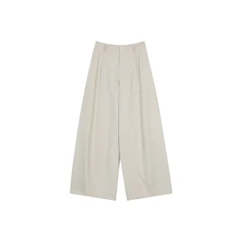 ELF SACK Casual Pants Women's Vintage Beige Apricot