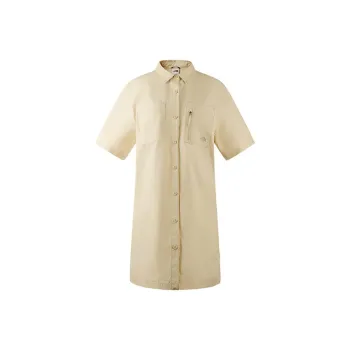 THE NORTH FACE CAMP UTILITY SS24 Short Sleeved Dress Women's Gravel Sand
