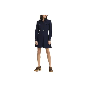 See By Chloe Long-Sleeved Dresses Women's Dark Blue