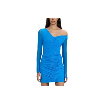 Self portrait Long Sleeved Dresses Women's Electric Blue