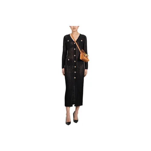 Self-portrait Long-Sleeved Dresses Women's Black