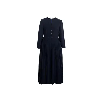 ROEYSHOUSE Long-Sleeved Dresses Women's Black Blue
