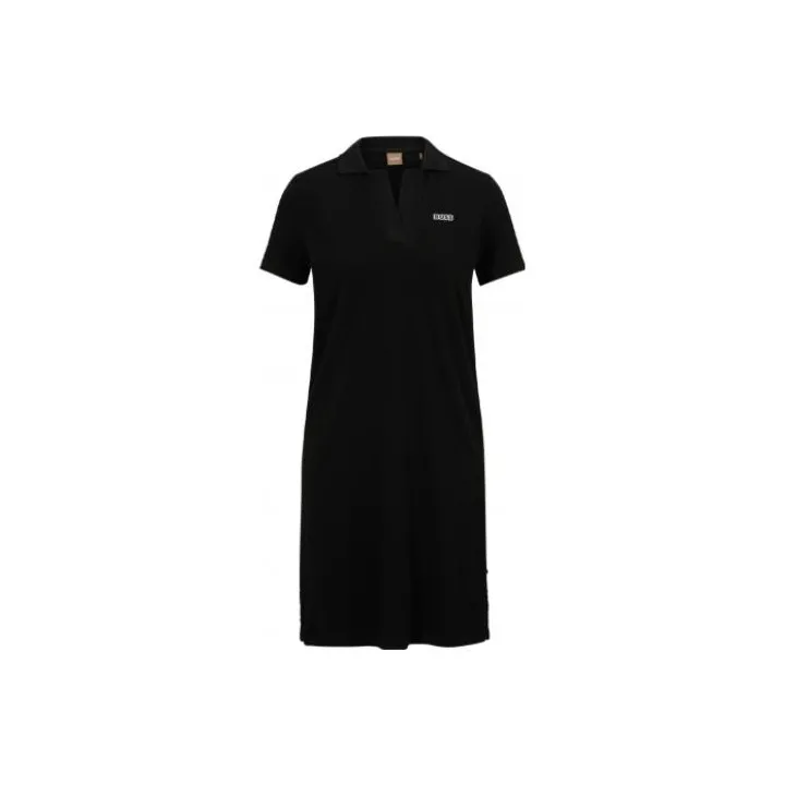 HUGO BOSS Short Sleeved Dress Women's Black-0