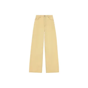 GANNI Jeans Women's Light Yellow