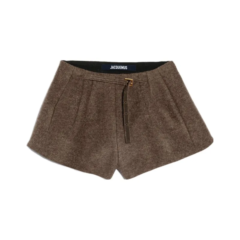 Jacquemus Le Short Boule Shorts Dark Grey-0