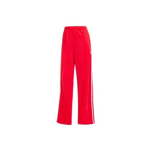 adidas originals Firebird Loose Track Tracksuit Bottoms Red