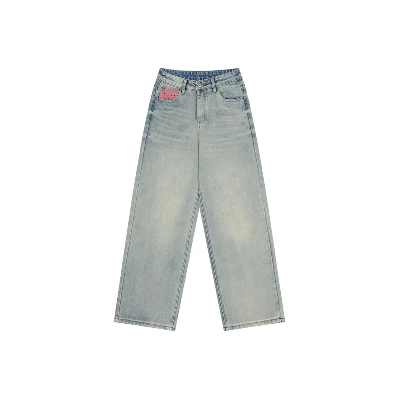 ELF SACK Jeans Women's Denim Light Blue-0