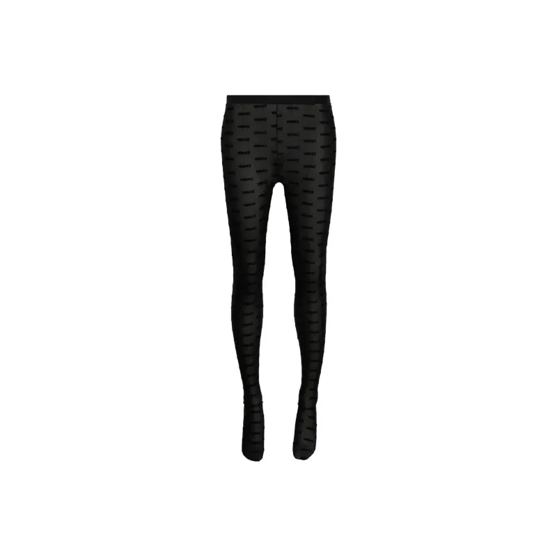 VERSACE Leggings Women's Black-0
