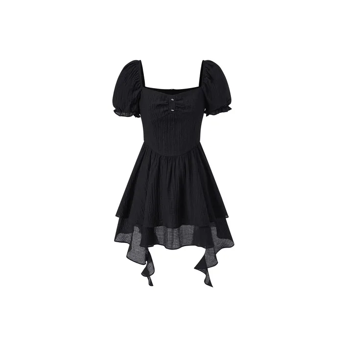 LEDIN Short Sleeved Dresses Women's Black-0
