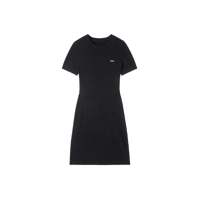 Miss Sixty Short Sleeved Dresses Women's Black-0
