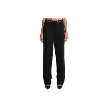 Jean Paul Gaultier Overall Buckle Belted Pants 'Black'