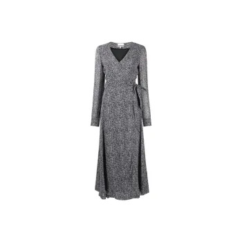 GANNI Long-Sleeved Dresses Women's Gray