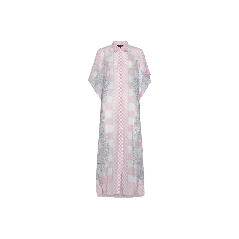 VERSACE Short-Sleeved Dresses Women's Pink-0