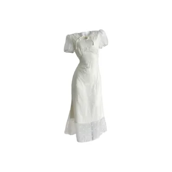 CPAURA Short Sleeved Dresses Women's Champagne Apricot