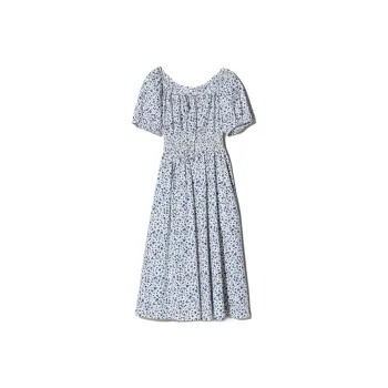 UNIQLO Short Sleeved Dresses Women's Ivory