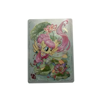 KAYOU My Little Pony, Fluttershy The Seventh Installment Of The Huiyue Pack Is An SGR Card IP/Anime Cards 1 Pc