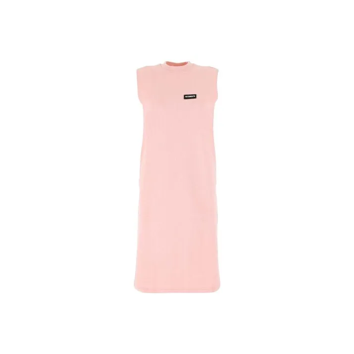 Vetements Sleeveless Dresses Women's Pink-0