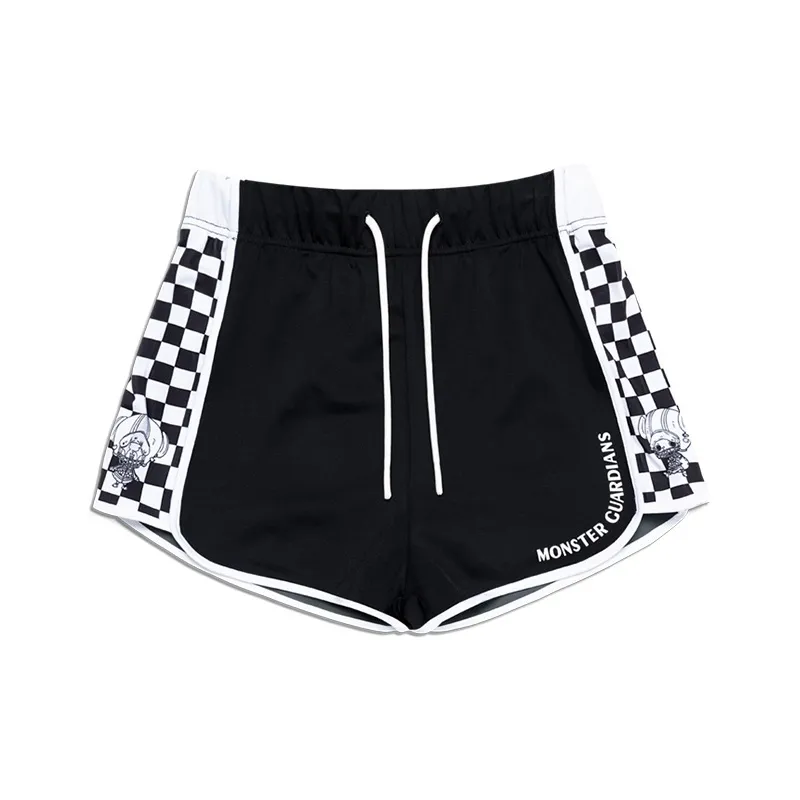 One Piece X Monster Guardians Casual Shorts Women's Black-0