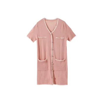 YUMOMO STAR Dress Milk Tea Pink