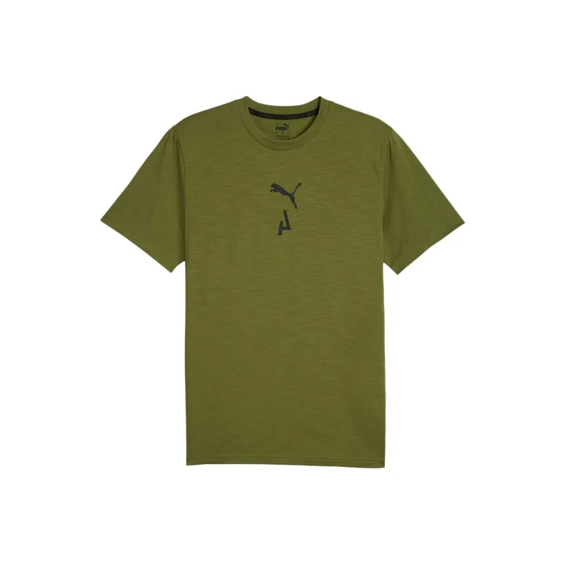 PUMA CamisetaSEASONS Graphic T Shirt Men's Green-0
