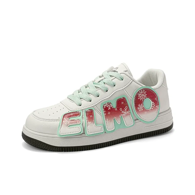 SESAME STREET Warm Cushioning Coverage Wear-Resistant Low-Top Skateboard Shoes Unisex Box-43