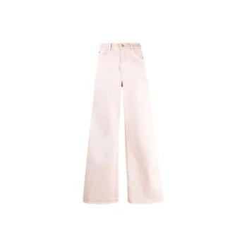 Stella McCartney Logo tape Wide Jeans