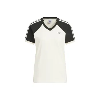 Adidas Originals Raglan Sleeve T Shirt Women's Ivory/Black