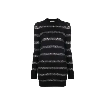 SAINT LAURENT Long Sleeved Dresses Women's