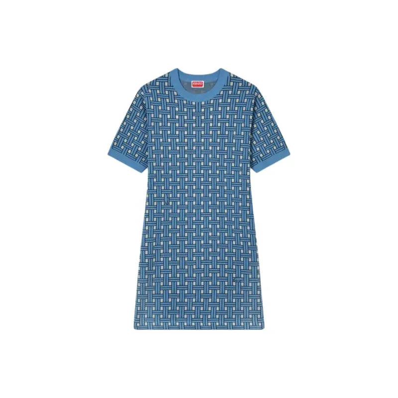KENZO Weave Mini Dress-0