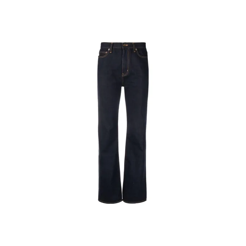 SAINT LAURENT Janice Straight Leg Jeans-0