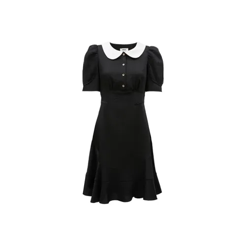 ONLY Short Sleeved Dresses Women's Black