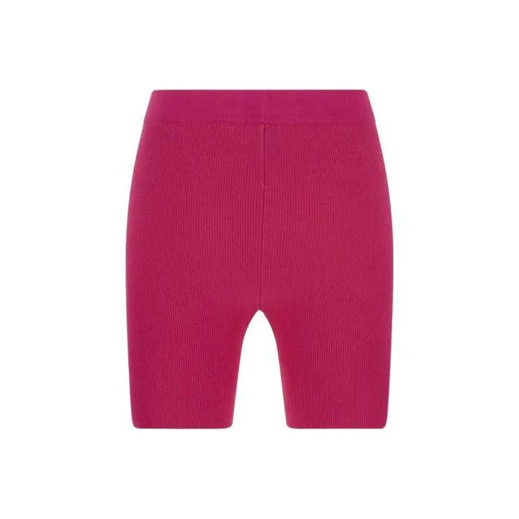 Jacquemus Charm Logo Knit Shorts-0